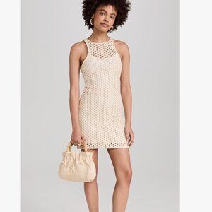 MINKPINK Balmy Crochet Knit Mini Dress